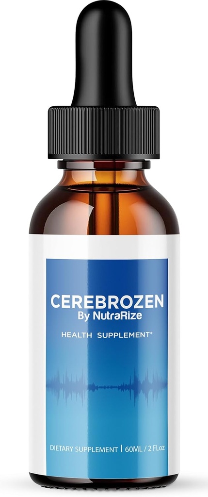 脑管滴水(NtraRize Cerebrozen Drops) - 耳部健康高级公式,改善听力的自然支持,脑管24号饮食补编,审查(30次服务)