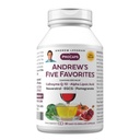 Andrew Lessman Andrew的五种偏好 30 Capsules - 提供每种Coenzyme Q-10,Resveratrol,EGCG,石榴酸和Alpha Lipoic酸,强抗氧化剂支持,无添加剂