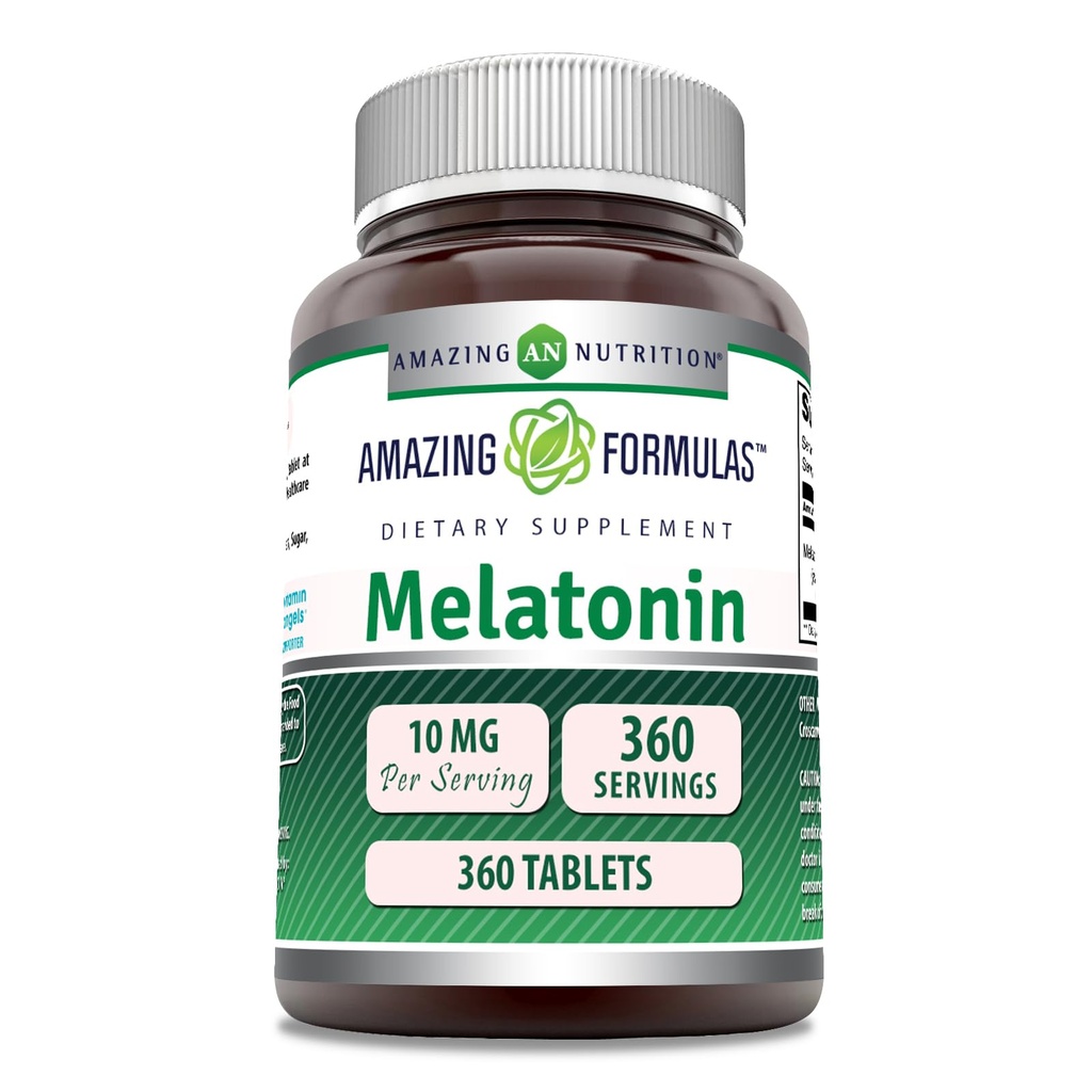 美拉图宁的神奇公式 – 10 Mg / 服务 → 360 平板电脑 – 非 GMO – Gluten-free → 制造于美国