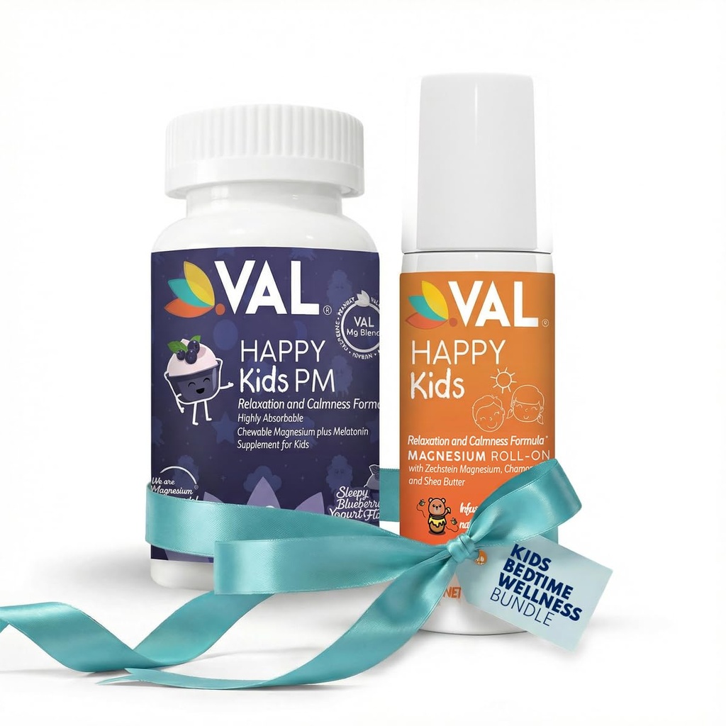 VAL Kids Bedtime Wellness Bundle:Melatonin Chews & Magnesium 滚装游戏