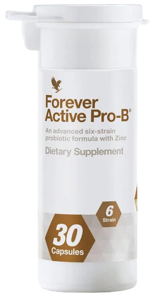 永生 - 积极支持B - 高级Probiotic 拥有8亿 CPU 和 6 协同性 Strains - Soy and Gluten - Free - 30 Capsules