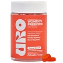 O Positiv URO 成人纤维,60 Counters (Pack of 1) - Prebiotic Chicory root Inulin Fiber 补编 - Daily Gummy Fiber for Entertainive Gut Health - 非GMO, Vegan & Cruty-Free