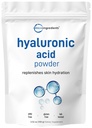 微成份:Hyaluronic酸盐粉,100克 低分子重量,化妆品级: 皮肤水分和湿度支持补充品: βn,水溶性(用2小时)