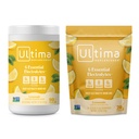 Ultima Electrolyte Powder Drink Mix Bundle – 免糖浆 – 柠檬水,90个服务罐头和20个Sickpack – 6个电解质和矿物 – Keto Friendly, Vegan, Non-GMO
