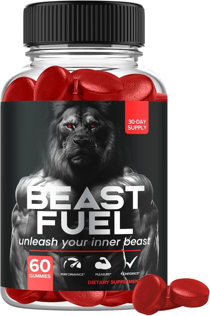Nutravia Beast Fuel Gummys - Beast Fuel Boost 补充性能公式助推器(60 Gummys)