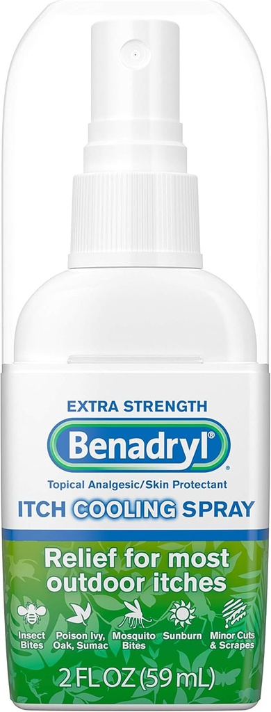 BENADRYL 超强痒冷却喷雾器,2 Fl.Oz(10包)