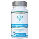 Ashwagandha & Shilajit - Ashwagandha KSM-66 1000mg & Purified Shilajit 提取器 200mg (50%富尔维奇酸) - 没有人工填充器、瓶子或流体剂 - 适合维加斯