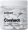 精明的连接期保健补编 -- -- 推动从Cramps、Fatigue、非正常时期、Hormonal Acne、Hot Flashes and More * -- -- 天然Hormone平衡支助 * (60块)