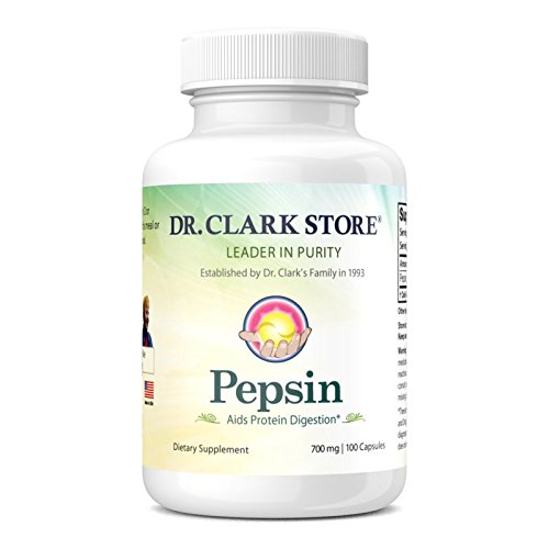 Clark Pepsin博士补编,700mg,100 Gelatin Capsules