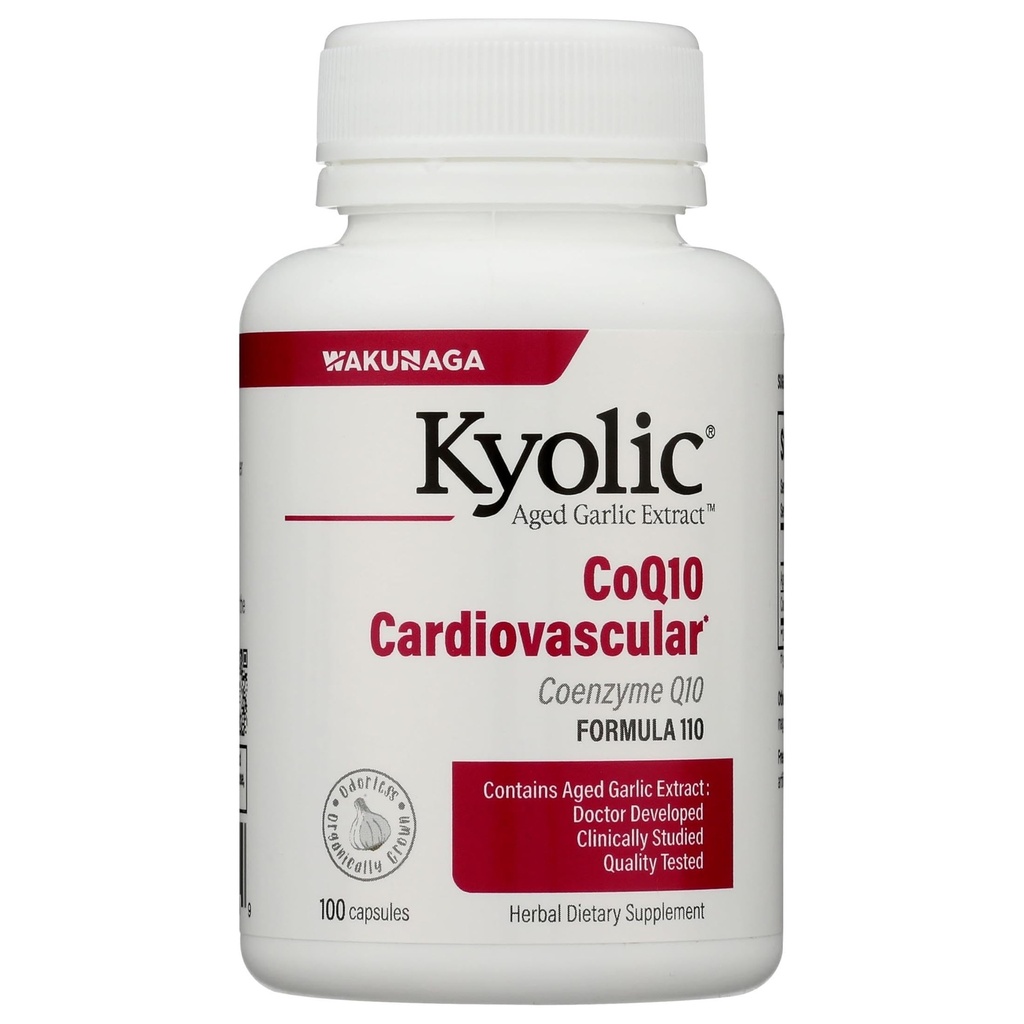 Kyolic Agd Garlic 提取公式 110, CoQ10 心血管