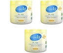 PL-100 蛋蛋粉,超免疫蛋白补充剂,140g-Imune boost,消化性健康,联合护理,能量和肌肉强度,无糖3罐头