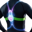 noxgear Tracer2 多彩灯光和反射运行 Vest QQ 可充电 超光速运行灯光为运行者