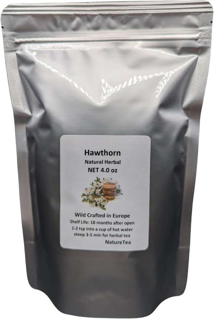 霍桑-来自100%自然的Crataegus laevigata Loose Leaf & Flower C/S(8 oz)