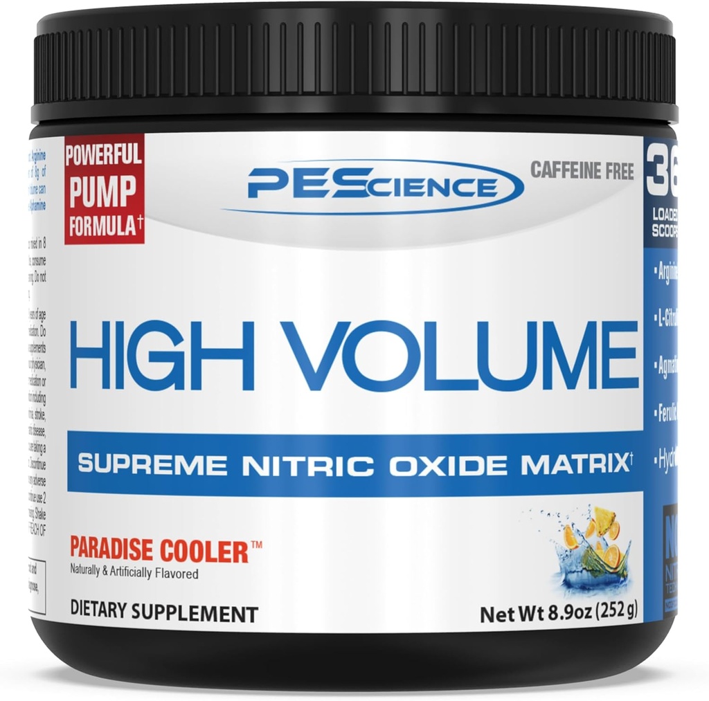 PEScience 高卷咖啡因自由泵预选,天堂凉爽,252格拉姆