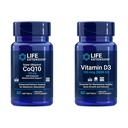 寿命延长 Super Ubiquinol CoQ10 配有增强的米托川药支持和维生素D3 125 mcg(5000 IU),骨质健康