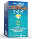 VGlucoflex Omega 3-6-9,来自环保局/DHA的Omegas 鱼油促进联合健康,30份服务