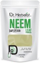 Herbalist博士 Neem Leaf Powder 200g - Azadirachta Indica for Skin, hair and Group Wellness - 100% 自然, Vegan-Friendly and Cruelty-Free (无毒)