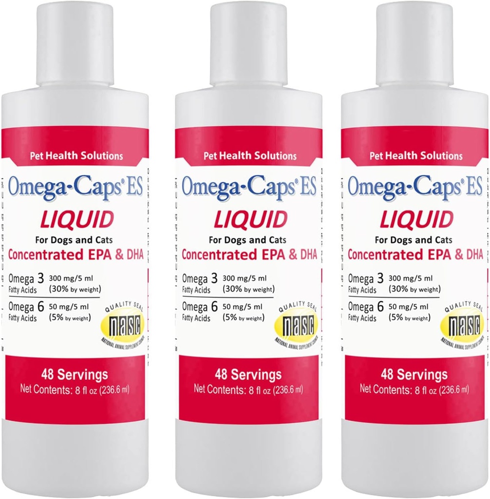 Pet Health Solutions for Dogs and Cats,Centreed EPA and DHA, Omega-3 液体补充剂,脂肪酸,抗氧化剂,维生素矿物,支持健康关节,皮肤和大衣,24-oz
