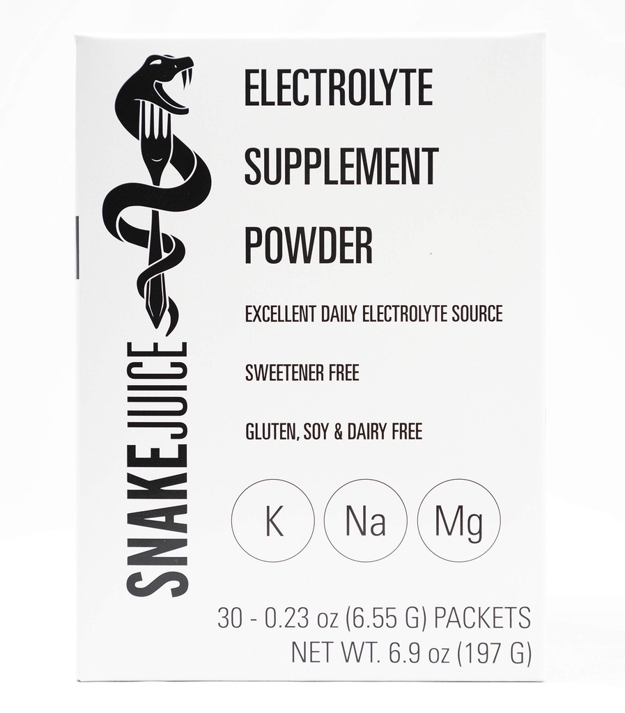 Electrolyte Powder, Unflavored, 5 Ingredients, 1,300mg Potassium per Stick, 1,045mg Sodium, 100mg Magnesium, No Sugar, No Sweeteners, No Dyes, Hydration & Recovery, 30 Stick Packs