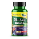 美国医学与科学 Ginkgo Biloba 60mg(60软胶) QQ 男女大脑助推器 QQ 配有草叶提取器的心灵增强器