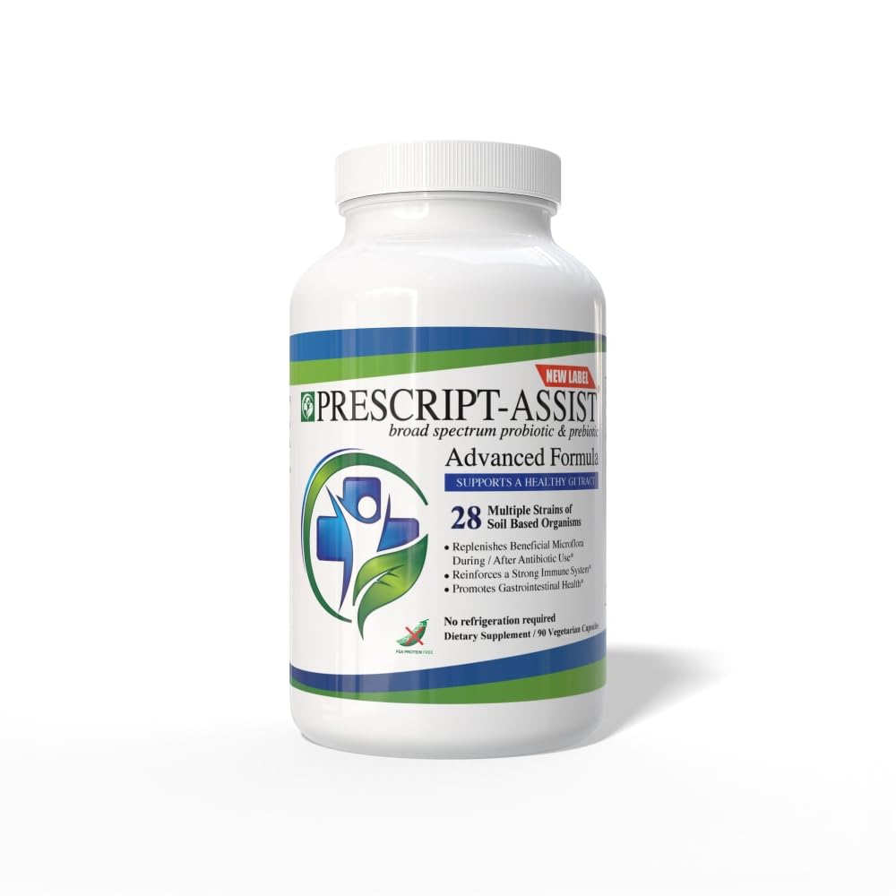 Prescript-Assist Prescept-Assist Prebiotics & Probiotics for Instructionive & Immune Health. (原始内容存档于2018年). 28 草原土壤微浮拉-维冈,支持肌肉恢复和古特健康,90顶盖
