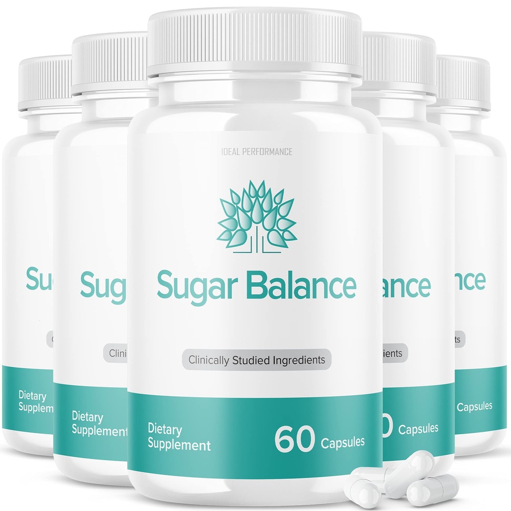 (5 Pack) SugarBalance Capsules 补充 Max 高级公式 (300 Capsules)