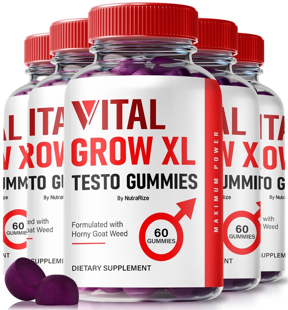 NutraRize(5 Pack Virtual Grow XL,官方Virtual Grow XL Testo Gummys for Men, Bost Stamina and Confession Gummy for Mens, Virtual GrowXL Male Support Gomitas (300 Gummys)) (原始内容存档于2019-03).