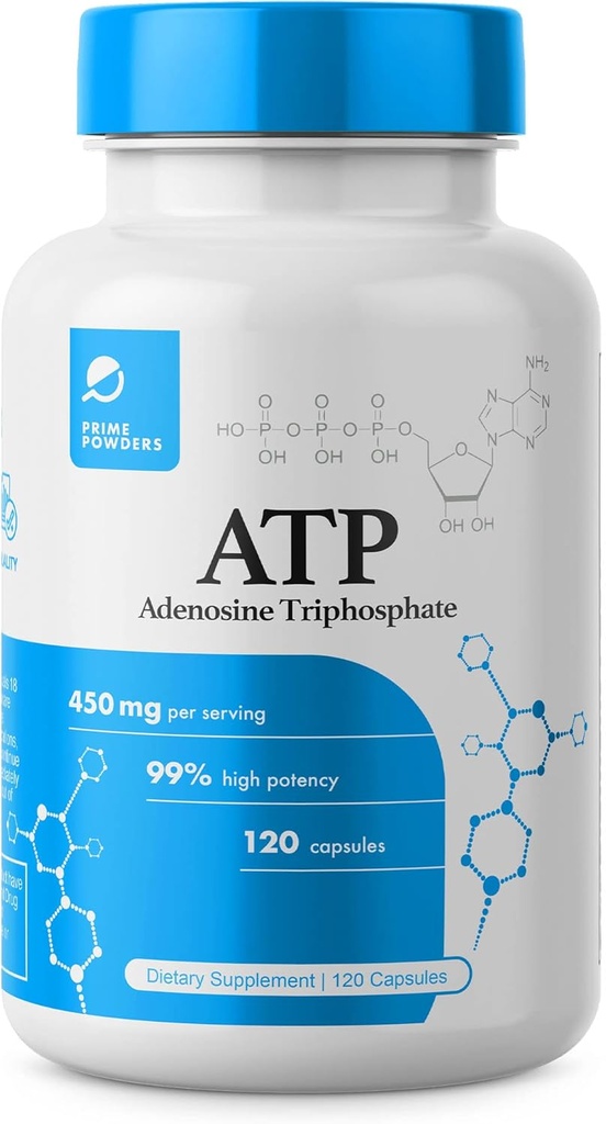 ATP Capsules - 120 Capsules - Adenosine 三磷酸二噁英 - 每架400mg - Boost Energy耐力研究所