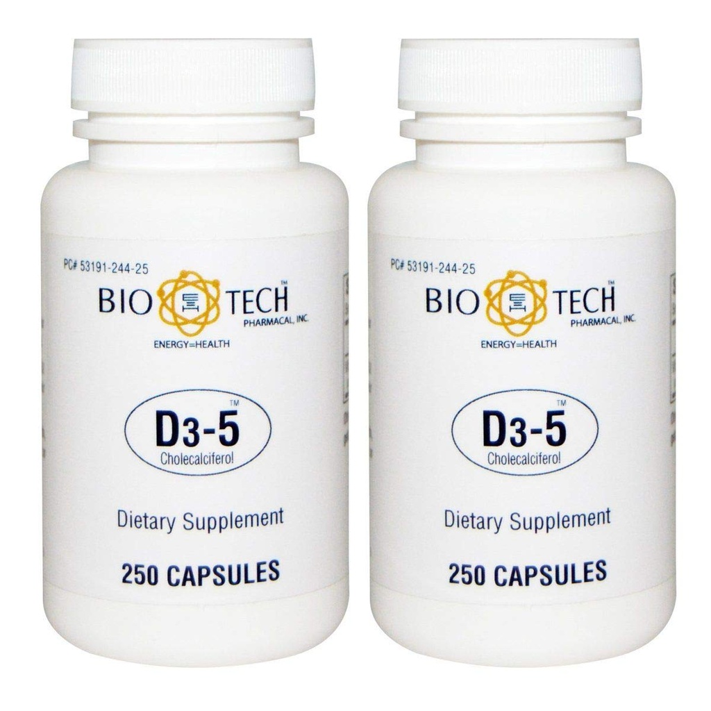 生物技术药店 - D3-5(5,000 IU)(500片)