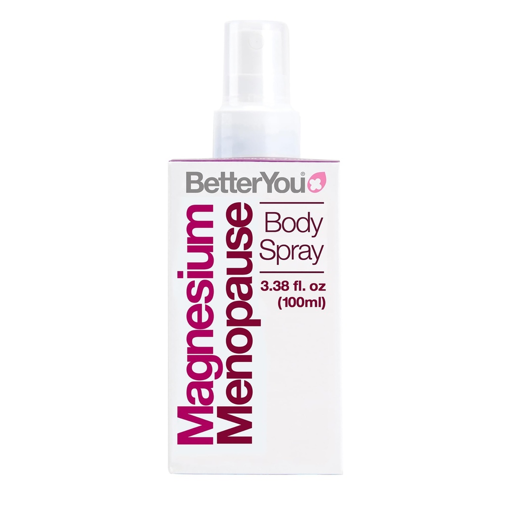 Better You Menopause Body Spray - 氯化镁 Spray for Menopause Relief - 与Ylang Ylang和Clary Sage - 肌肉和睡眠支持 - 3.38 oz