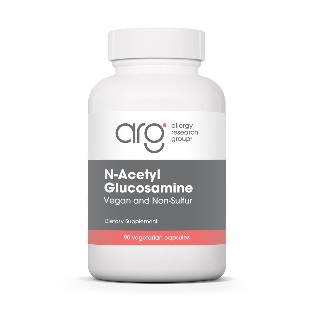 过敏性研究小组 N-乙酰D-Glucosamine 500mg - NAG 补充,联合支持,Glucosamine Sulfate,联合健康公式,运动激活器,Vegan,非硫化物,植物卡普尔-90