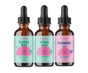 JoySpring B-Complex & Virtual Vits with Magnesium Drops Bundle 自然来源儿童维生素和矿物 → Non-Alcoholic,无糖液体配方 → Vegan & 蔬菜液体投放补充