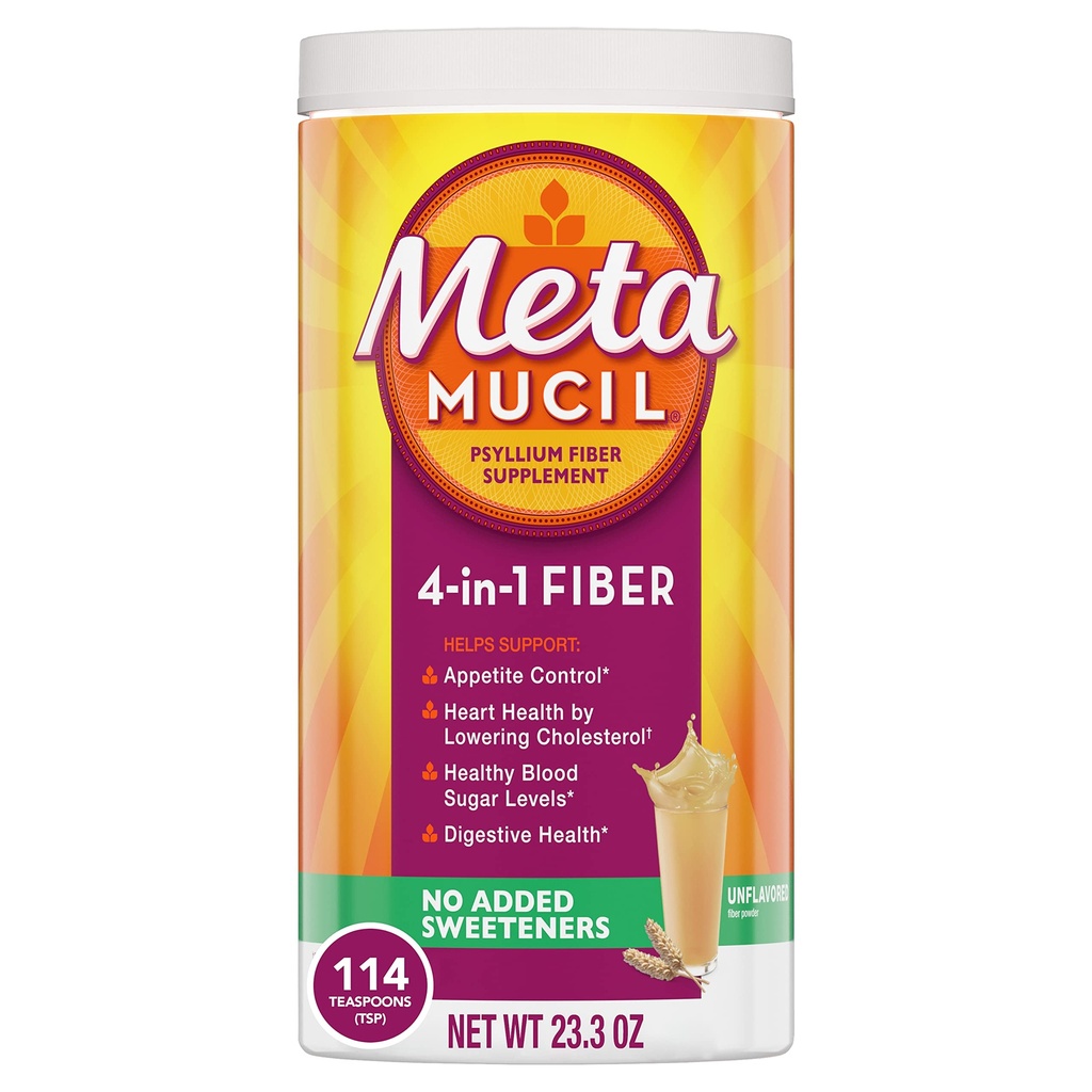 Metamucil 平滑纹理 无糖无味114个(OLD)