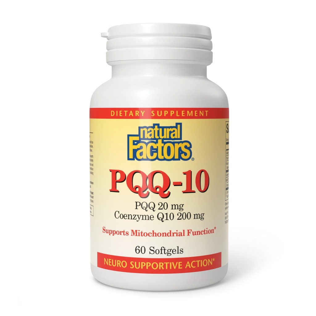 《自然因素》,PQQ-10,《支持能源和健康老龄化》,《饮食补充》,60种软胶(60种服务)