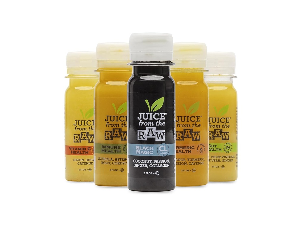 8天助推计划 由 RAW 的 Juice 制作 - 为您的免疫系统拍摄/Lose Wight Quick/Bealth/Dexy your body / 100% Raw Cold-Pressed Juices (40 总计 2 oz. shots)