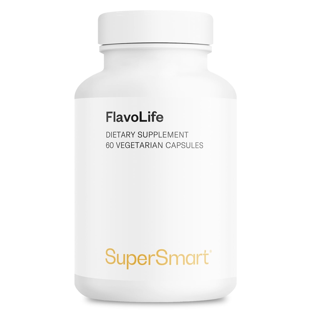 超智能FlavoLife(Flavooid Complex Supplement) - 与Luteolin, Myricetin, Fisetin, Rutin, Quercetin, EGCG, Apigenin, Hesperidin QX Non-GMO & Gluten Free - 60 蔬菜卡普尔斯