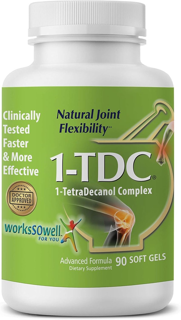 1Tdc 联合和肌肉健康 90 软盖设计,以提供完整的身体救济,增强1Tetradecanol综合体,促进自然联合灵活性 安全有效