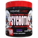 Insane Labz 精神科,高兴奋剂预研粉,极端耐久能量,与Beta Alanine,Creatine Monohydrate,DMAE,60 Srvgs,葡萄