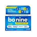 Bonine Non-Drowsy for Motion Disease, Sea Disease, Car Disease, Nausea, & 呕吐 - Meclizine HCI 25mg, 旅行化 - 16cmt Raspberry Chewwits (包装 May Vary)