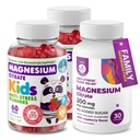 DR. MORITZ Magnesium Bundle - 成人口服(200mg, 30 Counter)和婴儿口服(60 Counter, 2 Pack) - 无糖