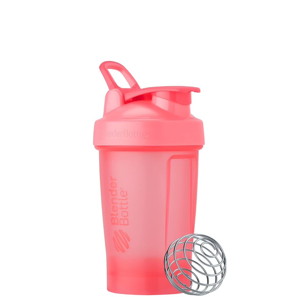 BlenderBottle Classic V2 摇摆瓶完美 蛋白质摇摆和前期工作,20-Ounce,轻粉色