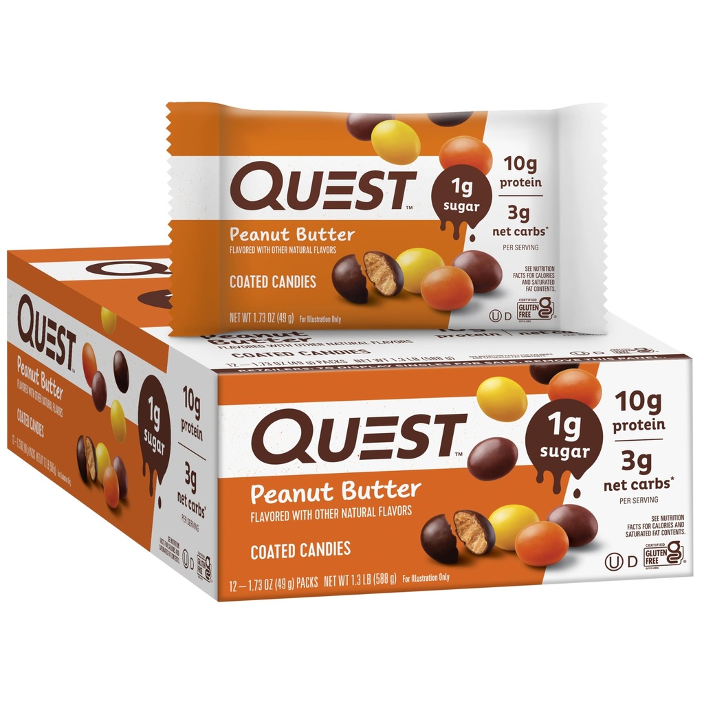 素食 营养 肥料 花生 奶油 1g 糖 10g 蛋白质 4g Net Carbs, Gluten Free, Keto Friendly, 12 Count
