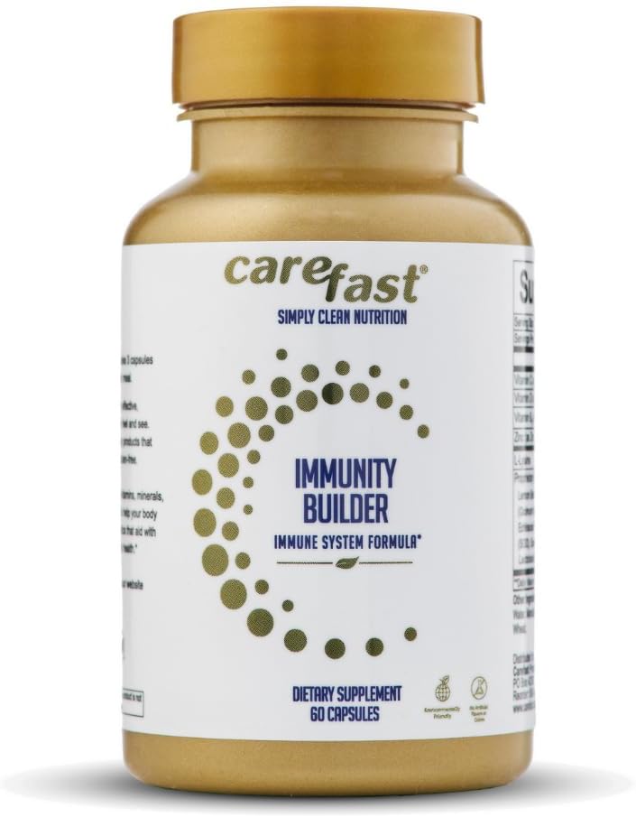 豁免建设者补编 -- -- 60 Natural Vegan Capsules -- -- 维生素C、B6、D、长老莓提取剂和锌 -- -- 男子、妇女、老年人的免疫系统支助工具