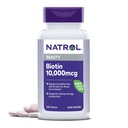 Natrol Biotin 10000mcg, 《健康头发、皮肤和钉子对Biotin低含量者的补充》,《加能量代谢支持》,200平板电脑,最多200天的供应量