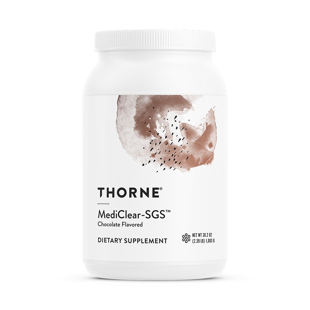 THORNE - MediClear - SGS - 水稻和豆蛋白基饮料粉,配有完整的多维他明-矿山简介 - 基础支持 - 消除环境和饮食毒素 * - 巧克力 - 38.2 Oz