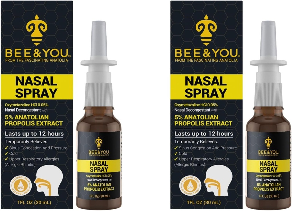 Bee and You Natural Propolis Nasal Spray 1 Fl oz =======================================================================================================================================================================================================================================