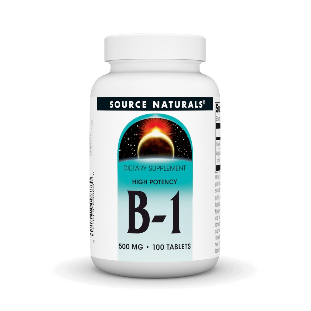 天然维生素B-1 Thiamin 500mg 高潜力,100%纯度-100块