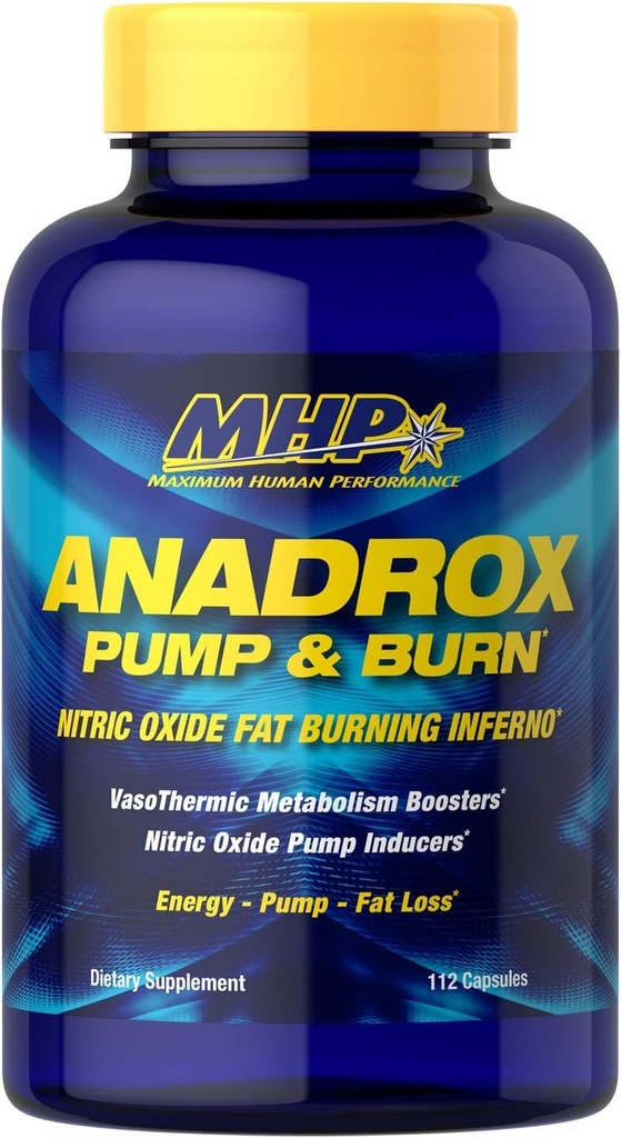 MHP Anadrox 泵和燃烧,硝氧化脂肪燃烧地狱,112个胶囊