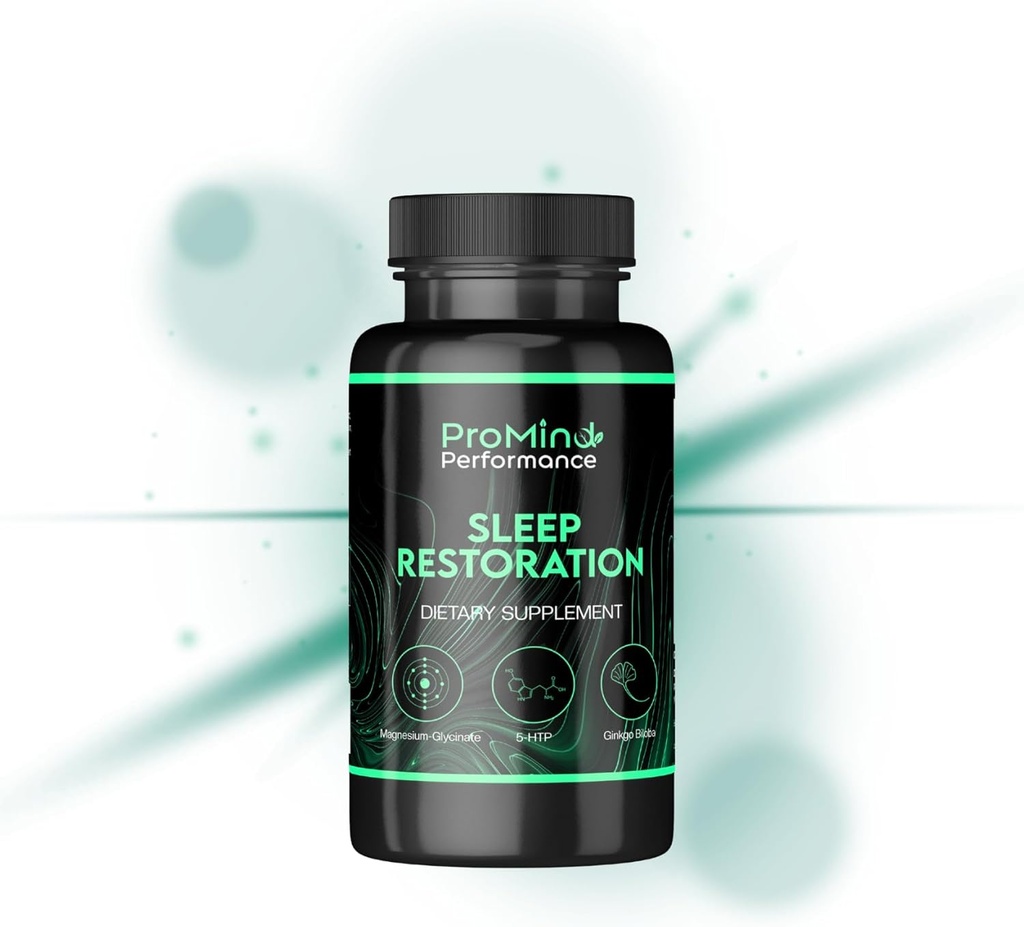 ProMind睡眠援助 -- -- 与甘油镁、Tryptophan、Ginkgo、L-Theanine、5-HTP和Valerian Root、120个卡普尔 -- -- 40个服务项目一起注入了诺诺诺克语
