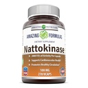 神奇的方程式 Nattokinase 饮食补充100 mg Veggie Capsules 补充 QQ 2000 FU Enzyme 活动 QQ Non-GMO QQ Gluten Free QQ 在美国制造(270计数)